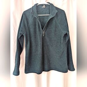 Pull over green sweater